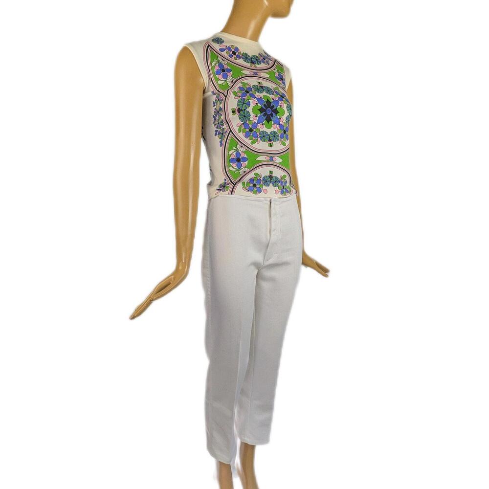 1970s high rise‎ white denim jeans vintage hiphugger pants 70s flare pants